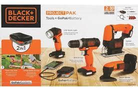 Kit de Ferramentas À Bateria 12V 5 em 1 Gopak Black Decker